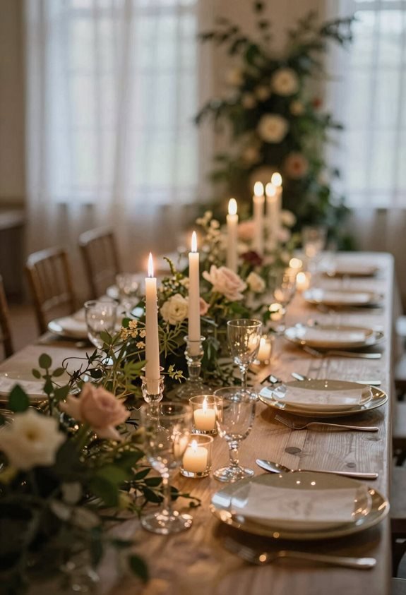 warm glow tea light arrangement