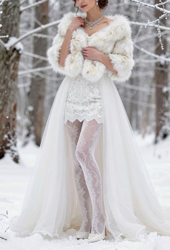 warm stylish embellished tights