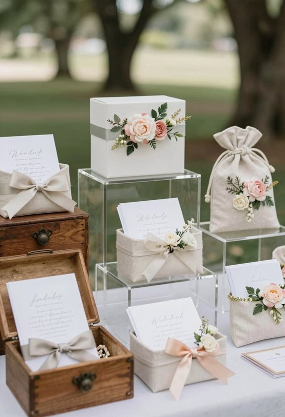 wedding card box considerations