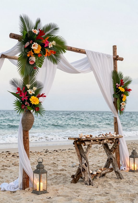wind resistant beach decor ideas