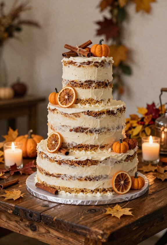 autumn spice cake elegance