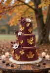 autumn themed wedding cake ideas
