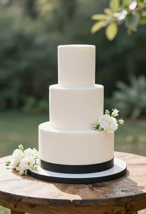 black stripe elegant contrast