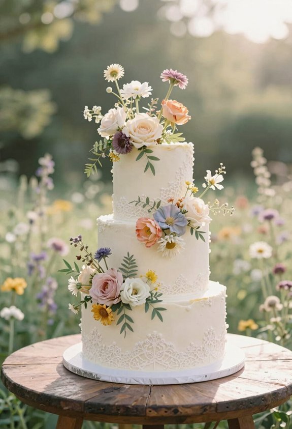 bohemian wedding cake inspiration