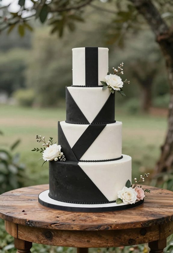 bold geometric monochrome design