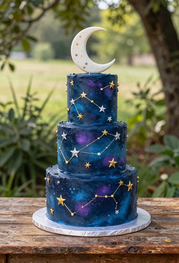 celestial constellation moon cake