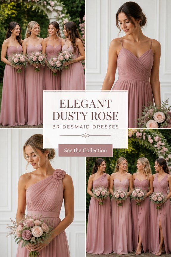 choosing elegant bridesmaid dresses