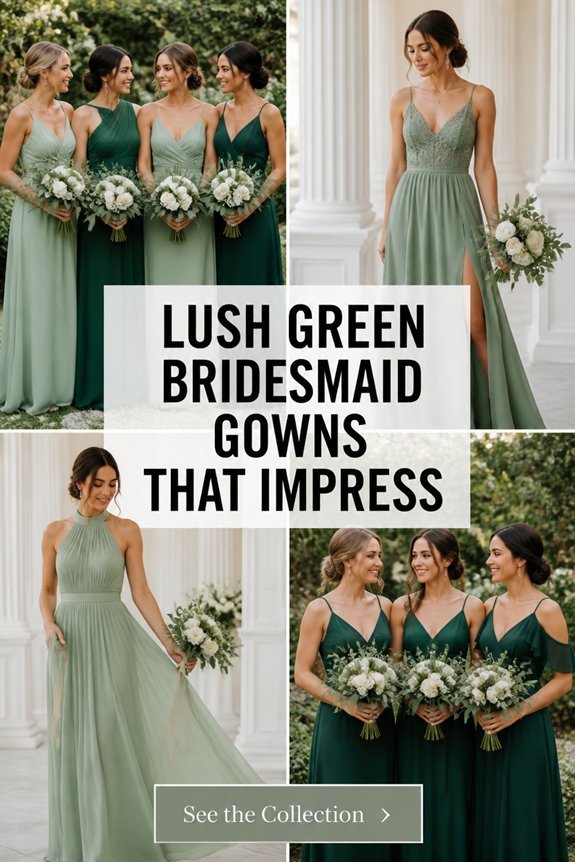 choosing flattering green dresses