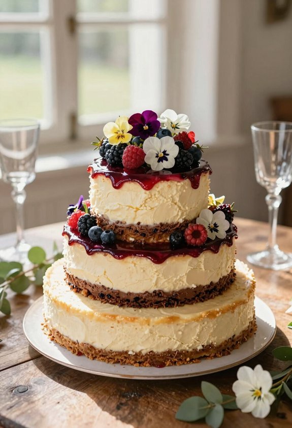 creamy cheesecake wedding options