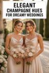 dazzling champagne bridesmaid dresses