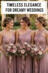 dusty mauve bridesmaid dresses