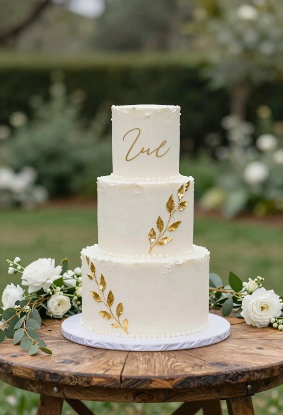 elegant gold accented simplicity