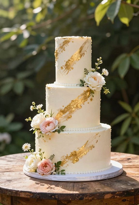 elegant gold brushed champagne