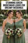 elegant green bridesmaid dresses