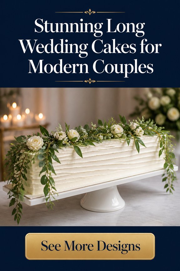 elegant greenery garland cake