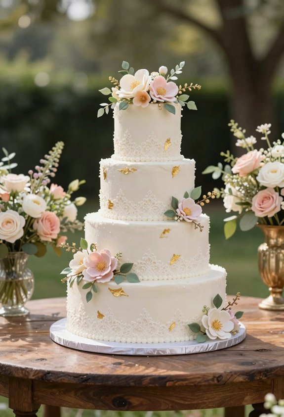 elegant italian wedding cakes
