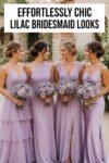 elegant lilac bridesmaid dresses
