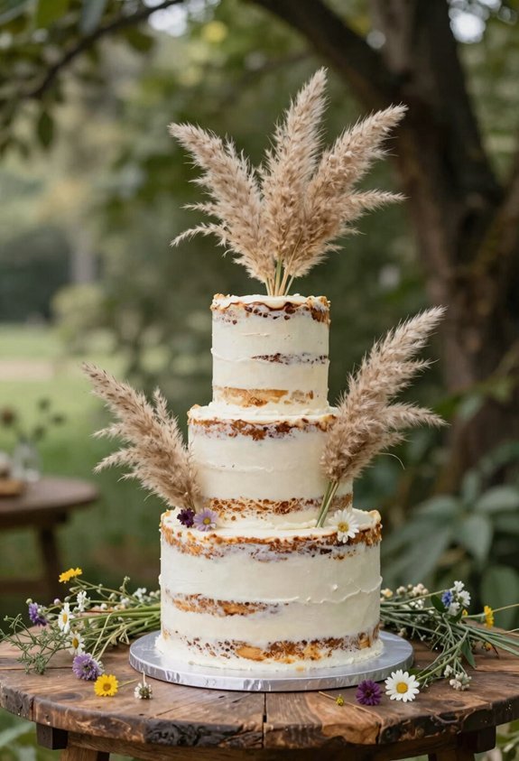 elegant natural textured cake