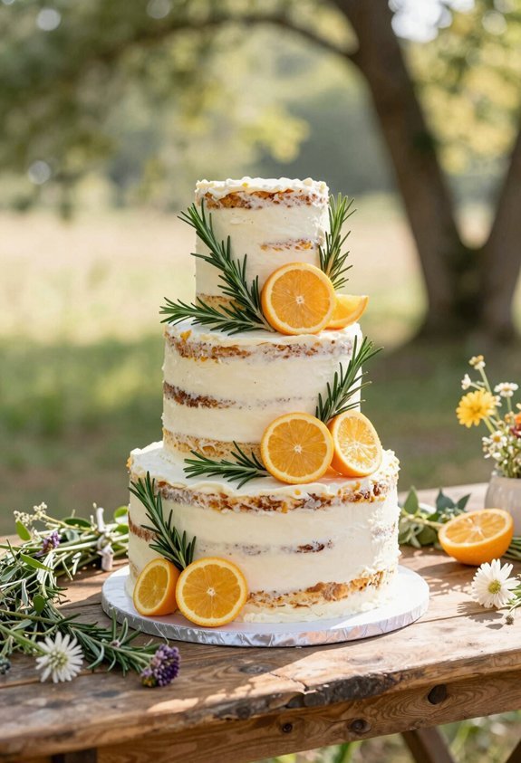 elegant rustic citrus decoration