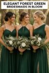 forest green bridesmaid dresses