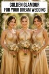 golden bridesmaid dress trends