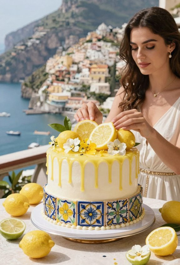lemon limoncello tile art