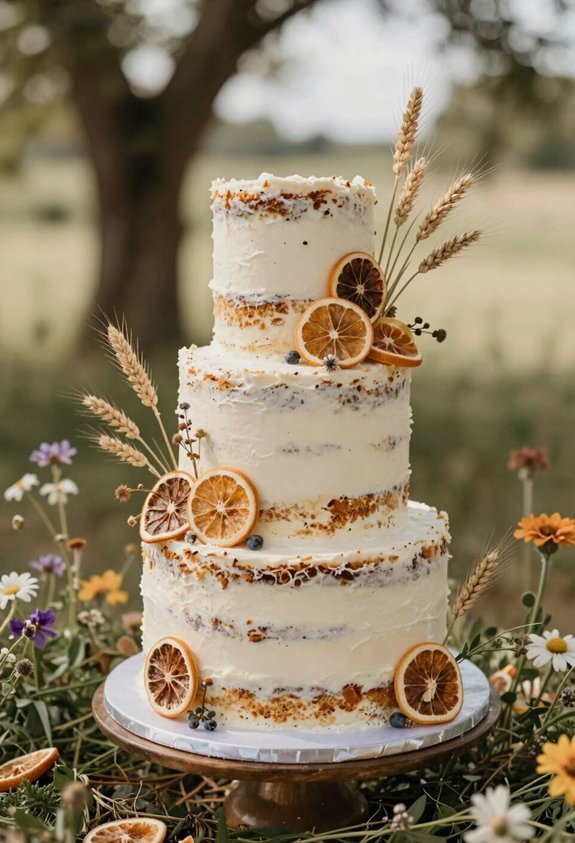 natural citrus and wheat