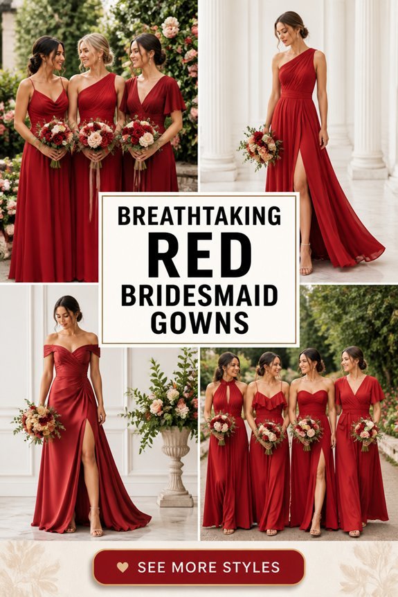 red bridesmaid dress considerations