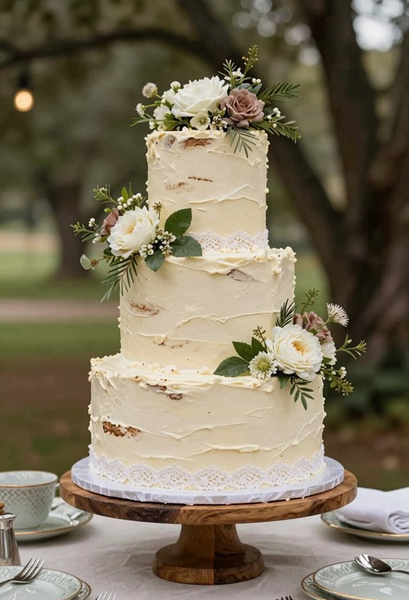 rustic wedding cake designs