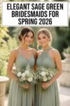 sage green bridesmaid attire