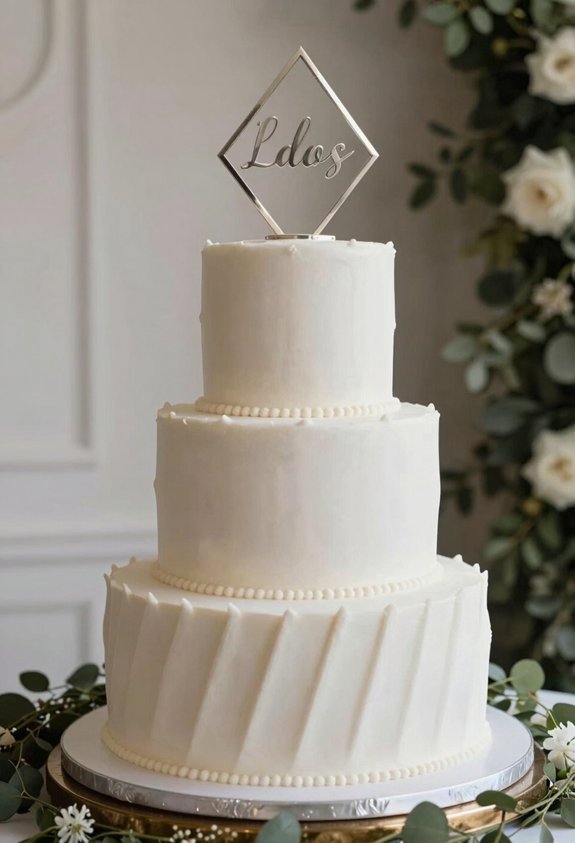sharp white geometric elegance
