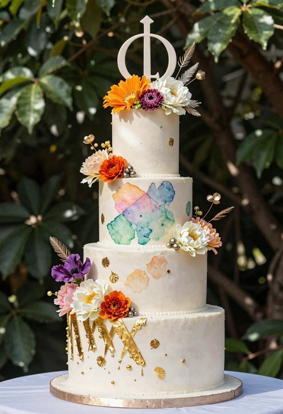 unconventional wedding cake designs