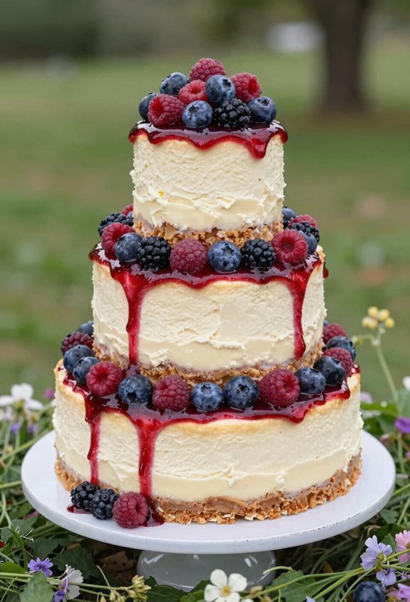 velvety berry cheesecake sparkle