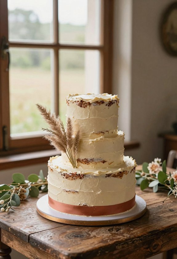 weathered buttercream pampas grass
