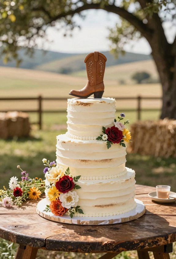 western themed cowboy cake