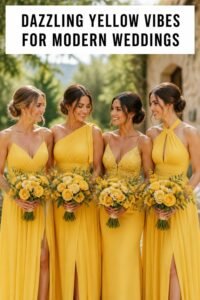 yellow bridesmaid dress trends